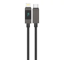 Foneng XS05 PD 27W USB-C-Lightning kábel, 1.2m (fekete)