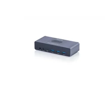 Digitus DS-12856 KVM HDMI kapcsoló 2x2 | UHD 4K@60Hz | 3x USB-A 3.1 Gen1 | 1x USB-C USB 3.1 Gen1 | Audio | Core Line