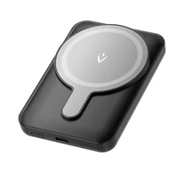 Vention FHSB0 5000mAh 20W mágneses powerbank+ USB-A USB-C kábel (fekete)