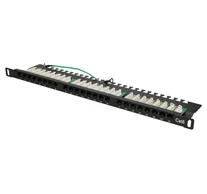 Extralink CAT6 UTP 0,5U | Patchpanel | 24 portos
