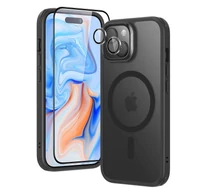 ESR Classic Hybrid (HaloLock) tok iPhone 15 Plus készülékhez (fekete)