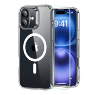 Hybrid Case (HaloLock) ESR for iPhone 16 with screen protection kit (clear))