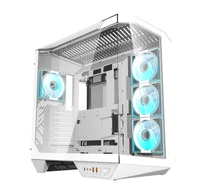 Darkflash DY470 számítógépház + 4 ventilátor (fehér)