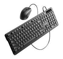 Vention KTCB0-EN Vezetékes billentyűzet + egér + egérpad szett (fekete)