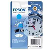 Epson Alarm clock C13T27124012 tintapatron 1 db Eredeti Nagy (XL) kapacitású Cián
