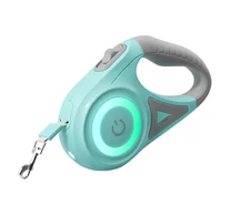 Rojeco automata kutyapóráz, LED, 5 méter (zöld)