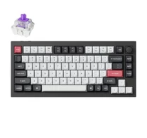 Keychron Q1 HE QMK vezeték nélküli billentyűzet RGB gombos mágneses ködkapcsoló (fekete)