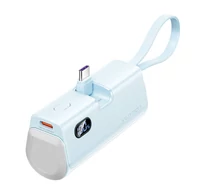 Powerbank Vention LED kijelző 4800mAh 22.5W FHQL0 (kék)