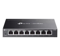 TP-Link Omada ES208G hálózati kapcsoló Vezérelt L2 Gigabit Ethernet (10/100/1000) Fekete