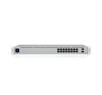 Ubiquiti USW-16-POE Networks UniFi 16-Port PoE Vezérelt L2/L3 Gigabit Ethernet (10/100/1000) Ethernet-áramellátás (PoE) támogatása 1U Ezüst