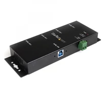 StarTech.com ST4300USBM hálózati csatlakozó USB 3.2 Gen 1 (3.1 Gen 1) Type-B 5000 Mbit/s Fekete