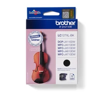 Brother LC127XLBK tintapatron 1 db Eredeti Extra (szuper) kapacitású Fekete
