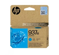 HP 937e EvoMore Cyan Original Ink Cartridge tintapatron 1 db Nagy (XL) kapacitású Cián