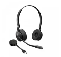 Jabra Engage 55 Headset Vezeték nélküli Fejpánt Iroda/telefonos ügyfélközpont Fekete, Titán