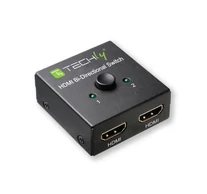 Techly IDATA HDMI-22BI2 HDMI 2.0 Kapcsoló 2x1/1x2 4K60Hz Kétirányú