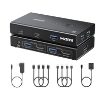 UGREEN AK502 2 az 1-ben HDMI 2.0 KVM kapcsoló