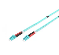 Digitus DK-2533-02/3 száloptikás kábel 2 M LC I-VH OM3 Türkizkék