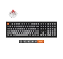 Keychron K10 Max RGB Red Switch vezeték nélküli billentyűzet (fekete) [K10M-B1].