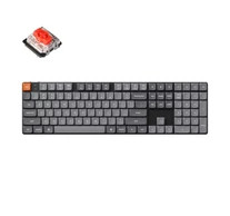 Keychron K5 Max RGB Red Switch vezeték nélküli, alacsony profilú billentyűzet (fekete) [K5M-H1].