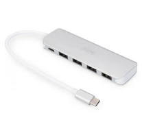 Digitus DA-70242-1 hálózati csatlakozó USB 3.2 Gen 1 (3.1 Gen 1) Type-C 5000 Mbit/s Ezüst