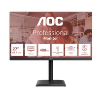 AOC E4 U27E4CV számítógép monitor 68,6 cm (27") 3840 x 2160 pixelek 4K Ultra HD LED Fekete