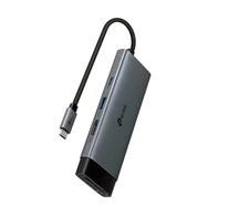 TP-Link UH7021C hálózati csatlakozó USB C-típus 5000 Mbit/s Alumínium, Fekete