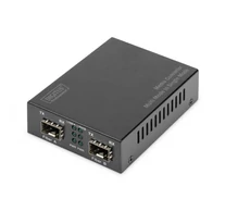 Digitus DN-82133 hálózati média konverter 1000 Mbit/s 1550 nm Multi-mode, Single-mode Fekete
