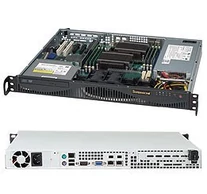 Supermicro SuperChassis 512F-350B1 Rack Black 350 W