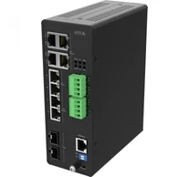 AXIS 02621-001 hálózati kapcsoló Kezelt 10G Ethernet (100/1000/10000) Power over Ethernet (PoE) Fekete