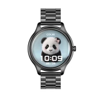 COLMI L28 okosóra (fekete + fekete acél szíj)