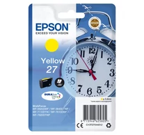 Epson Alarm clock C13T27044012 tintapatron 1 db Eredeti Standard teljesítmény Sárga