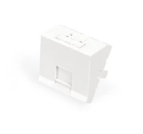 Digitus DN-93802-6-SH kapcsolókeret és vakdugó Fehér