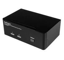 StarTech.com SV231DPDDUA2 KVM kapcsoló Fekete