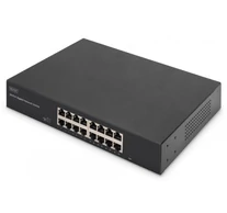 Digitus DN-80112-2 hálózati kapcsoló Beállítást nem igénylő (unmanaged) Gigabit Ethernet (10/100/1000) Fekete