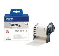 Brother DK-22212 címkéző szalag Fehéren fekete