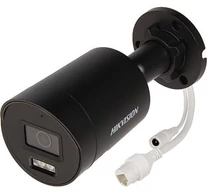 Hikvision DS-2CD2046G2H-IU(2.8mm)(eF)/Fekete 4 MP Powered by Darkfighter Rögzített Mini Bullet Hálózati Kamera