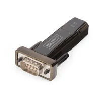 Digitus Converter USB 2.0 D-Sub 9 Male Fekete