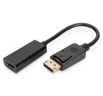 Digitus AK-340400-001-S video átalakító kábel 0,15 M DisplayPort HDMI Fekete