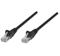 Intellinet 1m Cat5e hálózati kábel Fekete U/UTP (UTP)