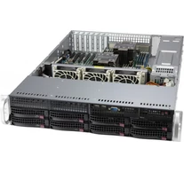 Supermicro CSE-825BTQC-R1K23LPB számítógép ház Rack Fekete 1200 W