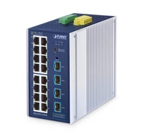 PLANET IGS-4215-16T4X hálózati kapcsoló Vezérelt L2/L4 Gigabit Ethernet (10/100/1000) Alumínium, Kék