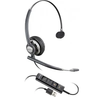 HP Poly EncorePro 715 USB-A Monoaural Headset TAA Vezetékes Fejpánt Hívás/zene Fekete
