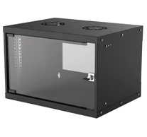 Intellinet 714143 6U falra szerelhető rack 54/40 fekete lapos