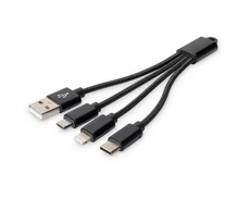 Digitus DB-300160-002-S hálózati csatlakozó Fekete