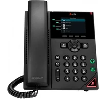 HP Poly VVX 250 4-Line IP Phone and PoE-enabled IP telefon Fekete 4 sorok LCD