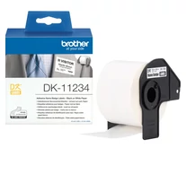 Brother DK-11234 nyomtató címke Fehér Öntapadós nyomtatócimke