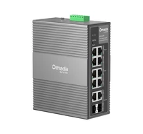 TP-Link Omada IES210GPP hálózati kapcsoló Vezérelt Gigabit Ethernet (10/100/1000) Ethernet-áramellátás (PoE) támogatása DIN rail Szürke