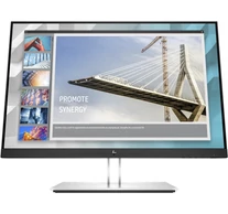 HP E-Series E24i G4 61 cm (24") 1920 x 1200 pixels WUXGA Black, Silver