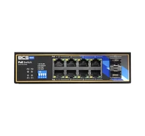 BCS BCS-B-ISP08G-2SFP Ipari PoE Switch 8 Port DIN Sín 1Gbps