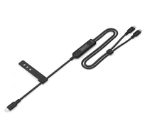 Digitus AK-300170-018-S 2 az 1-ben USB-C töltőkábel, 140 W, 1,8 m